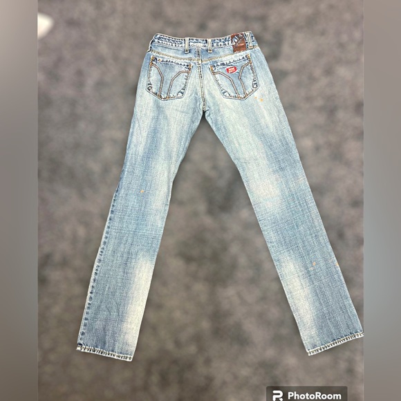 Miss Sixty Eden Style Low Rise Boot Cut Ripped Jeans - 24 - Picture 2 of 16